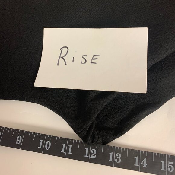 Mario Serrani Pants Size Small Black NWT Textured Straight Leg Classic Preppy - Picture 7 of 14